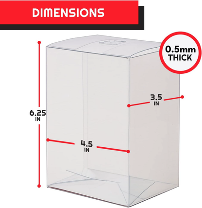 EVORETRO Premium Funko Pop Plastic Protector for 4 Inch