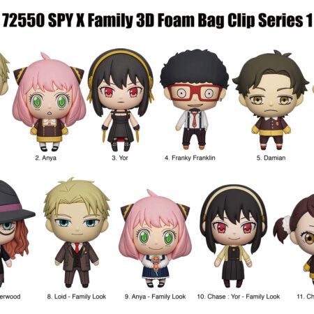Monogram: Spy X Family 3D Foam Bag Clip, Series 1