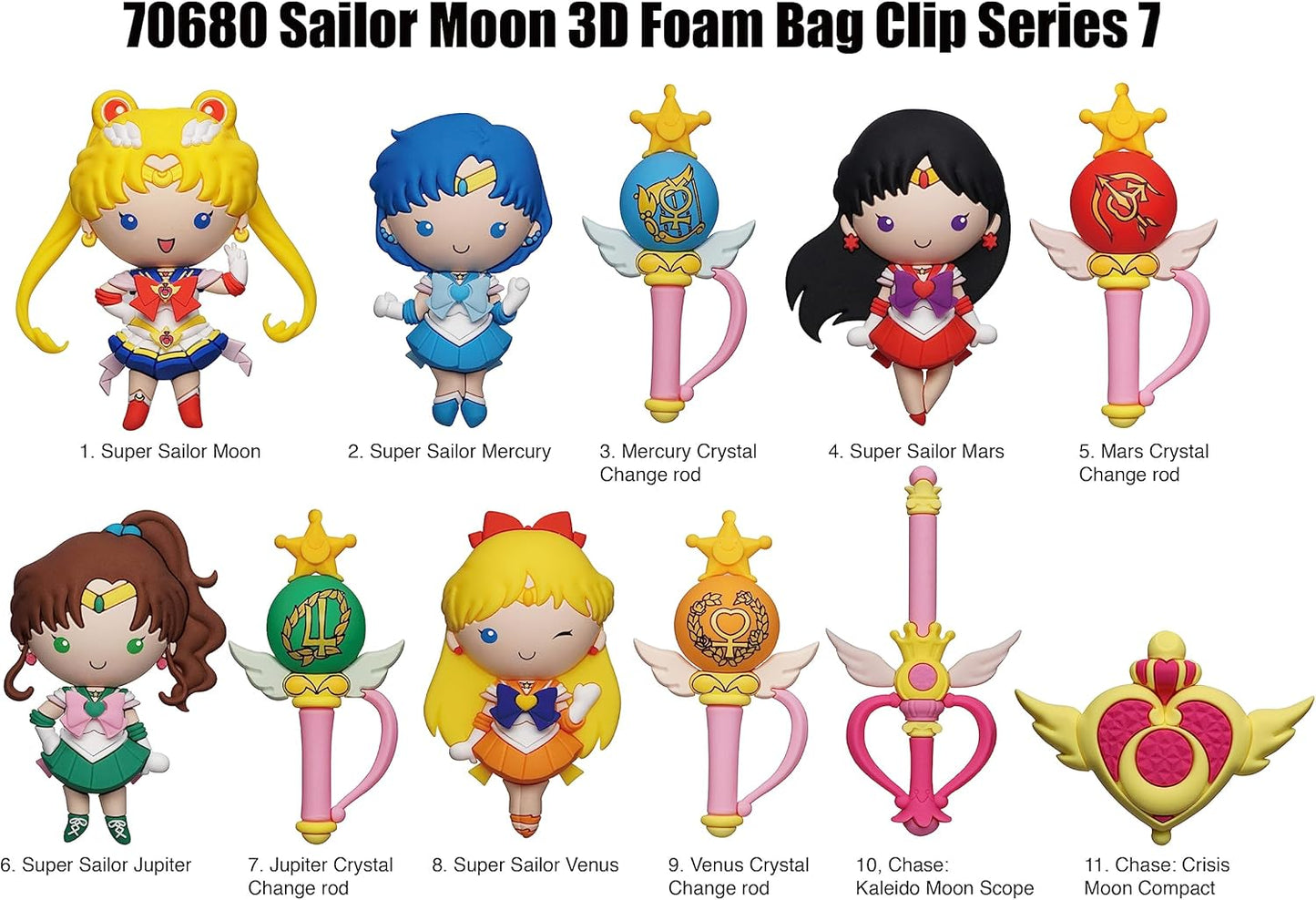 Monogram: Sailor Moon 3D Foam Bag Clip, Series  7