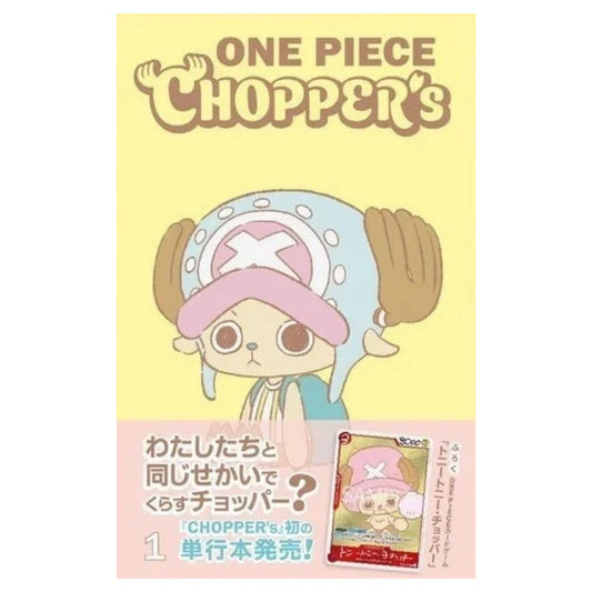 ONE PIECE CHOPPER’s Vol.1 Comic Book + PROMO Card (Japanese Exclusive)