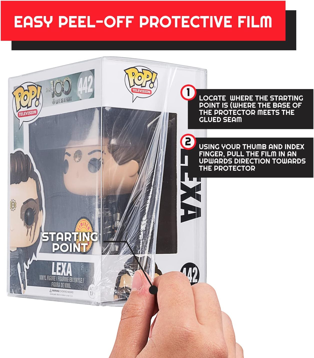 EVORETRO Premium Funko Pop Plastic Protector for 4 Inch