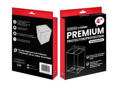 EVORETRO Premium Funko Pop Plastic Protector for 4 Inch